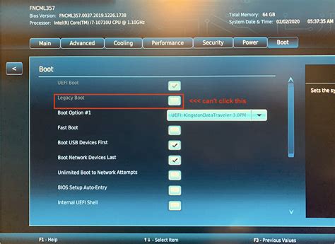 intel nuc boot menu show wrong options after clone|intel nuc uefi legacy.